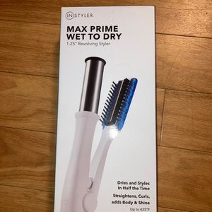 InStyler MAX PRIME WET TO DRY Rotating Curling Iron - White (IS2PW32WTU-00680)